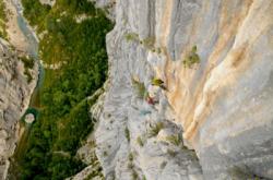 David  dans Ayahuasca 7c 300m L6 7c  / Les Gorges du Verdon (Paroi du Duc)